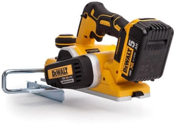 Рубанок аккумуляторный электрорубанок DeWALT DCP580P2 - изображение 5