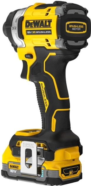 Шуруповерт ударный аккумуляторный бесщеточный DeWALT DCF860E2T - изображение 5