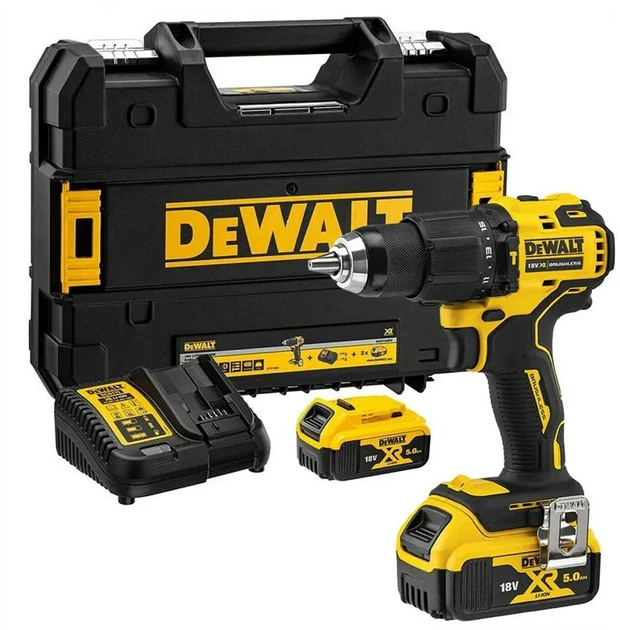 Аккумуляторная ударная дрель-шуруповерт DeWALT DCD709P2T - Фото 2 Аккумуляторная ударная дрель-шуруповерт DeWALT DCD709P2T - изображение 2