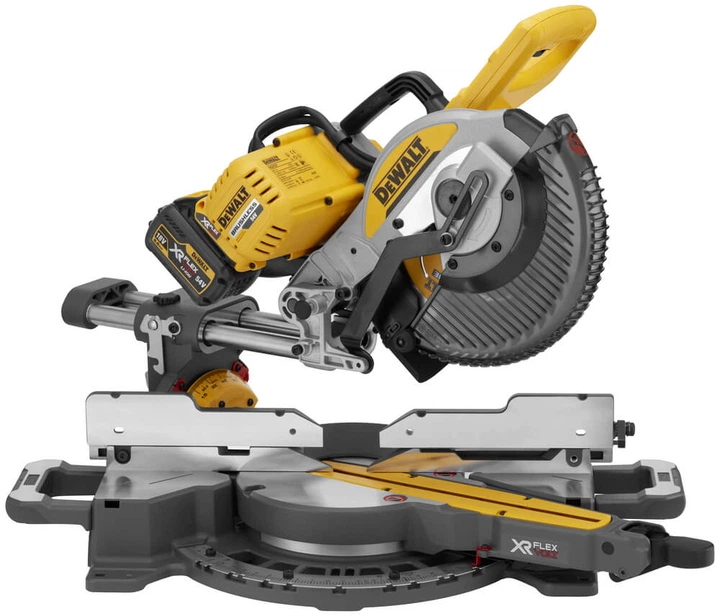 Пила торцювальна акумуляторна безщіткова DeWALT DCS727T2 - зображення 2