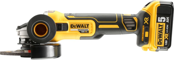 Аккумуляторная угловая шлифмашина DeWALT DCG405P2 - Фото 2 Аккумуляторная угловая шлифмашина DeWALT DCG405P2 - изображение 2