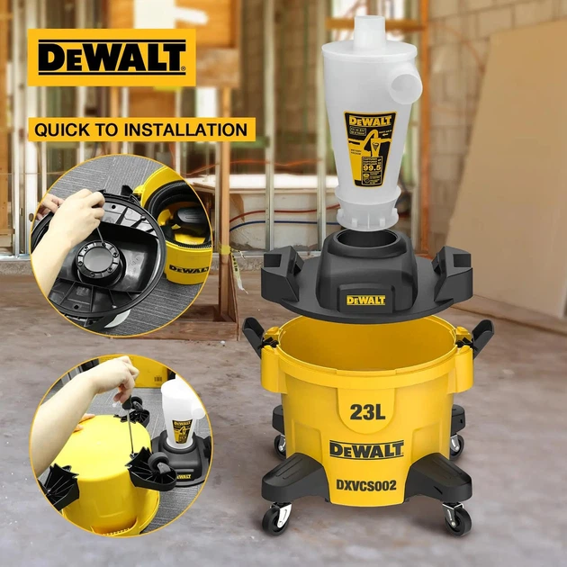 Циклонний фільтр DeWALT DXVCS002 - зображення 6