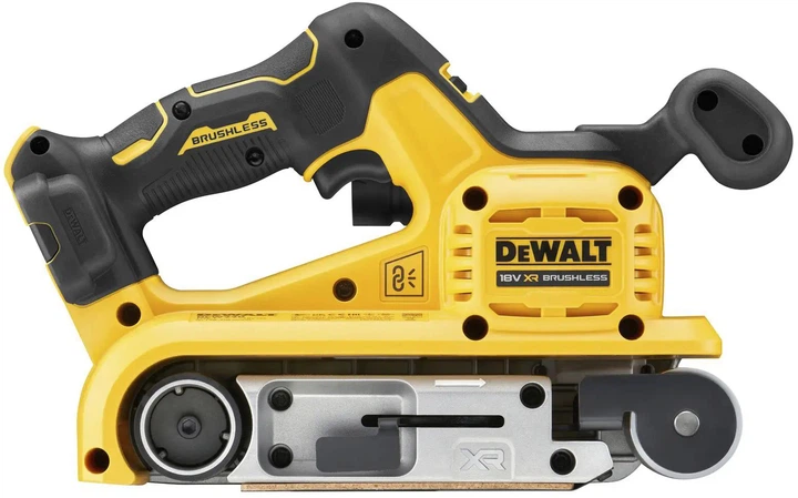 Акумуляторна стрічкова шліфмашина DeWALT DCW220NT - Фото 3 Акумуляторна стрічкова шліфмашина DeWALT DCW220NT - зображення 3