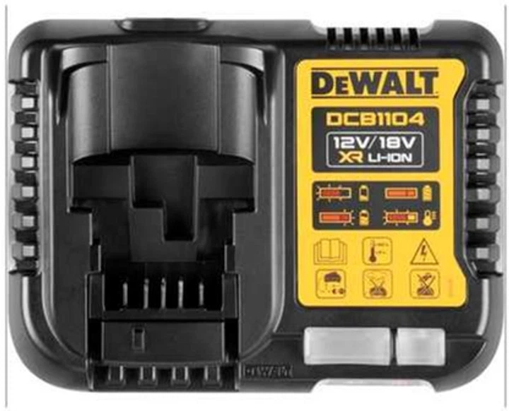 Зарядное устройство для аккумуляторов инструмента + аккумуляторы DeWALT DCB1104P3 3 шт. - Фото 4 Зарядное устройство для аккумуляторов инструмента + аккумуляторы DeWALT DCB1104P3 3 шт. - изображение 4