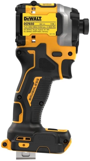 Шуруповерт бесщеточный аккумуляторный DeWALT DCF850N - изображение 3