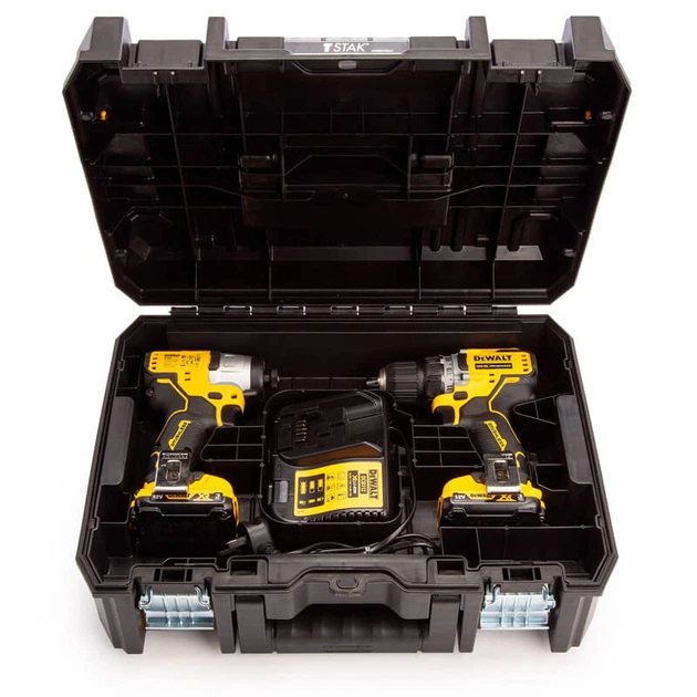Набір з двох інструментів безщіткових DeWALT 12 В XR Li-lon, 3 А·год, валіза, 2 акумулятори та зарядний пристрій (DCK2110L2T) - Фото 8 Набір з двох інструментів безщіткових DeWALT 12 В XR Li-lon, 3 А·год, валіза, 2 акумулятори та зарядний пристрій (DCK2110L2T) - зображення 8