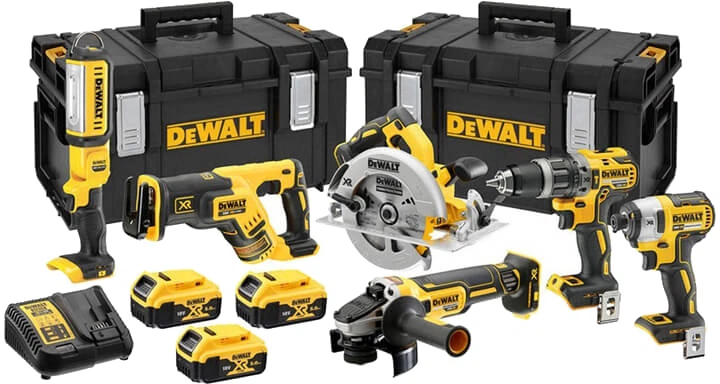 Набор из шести бесщеточных инструментов DeWALT DCK623P3 - Фото 4 Набор из шести бесщеточных инструментов DeWALT DCK623P3 - изображение 4