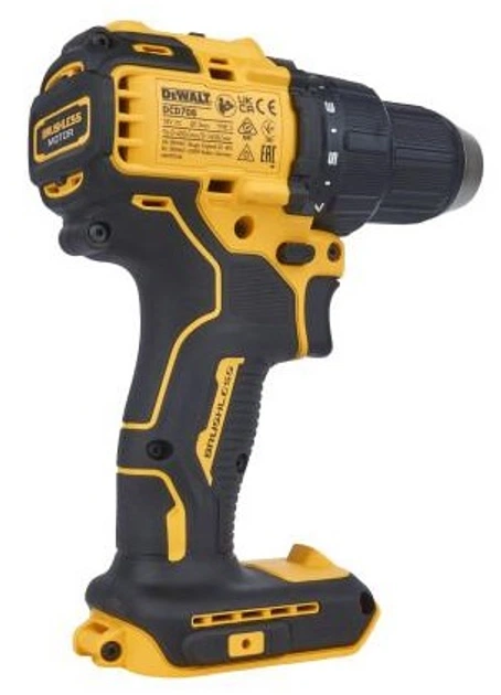 Дрель-шуруповерт аккумуляторная бесщеточная DeWALT DCD708D1T - Фото 3 Дрель-шуруповерт аккумуляторная бесщеточная DeWALT DCD708D1T - изображение 3