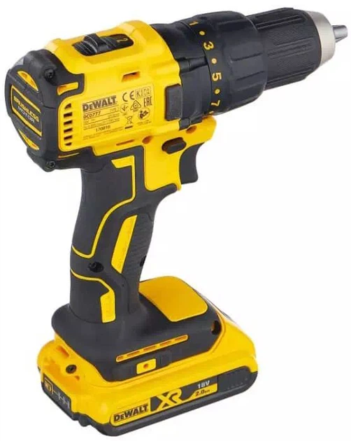 Акумуляторний дриль-шурупокрут DeWALT DCD777D2T - зображення 3