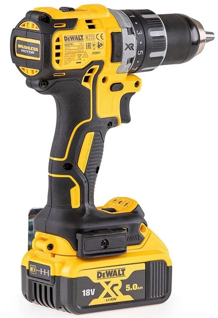 Аккумуляторная дрель-шуруповерт DeWALT DCD791P2 - Фото 5 Аккумуляторная дрель-шуруповерт DeWALT DCD791P2 - изображение 5