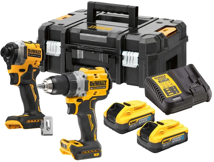 Набір з двох безщіткових інструментів DeWALT DCK2051H2T - Фото 7 Набір з двох безщіткових інструментів DeWALT DCK2051H2T - изображение 7