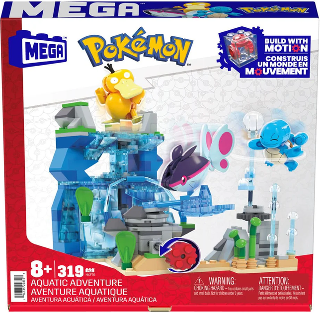 Zestaw klocków Mega Pokemon Aquatic Adventure 319 elementów (0194735228553) - obraz 1