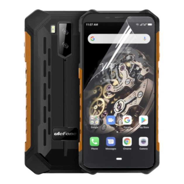 Антишпион приватная плёнка гидрогелевая для смартфона Ulefone Armor X5 противоударная прозрачная - Фото 1 Антишпион приватная плёнка гидрогелевая для смартфона Ulefone Armor X5 противоударная прозрачная - изображение 1