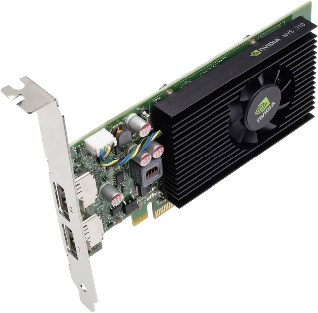 Видеокарта HP PCI-Ex nVidia NVS 310 1GB GDDR3 (64bit) (523/1750) (2 x ...
