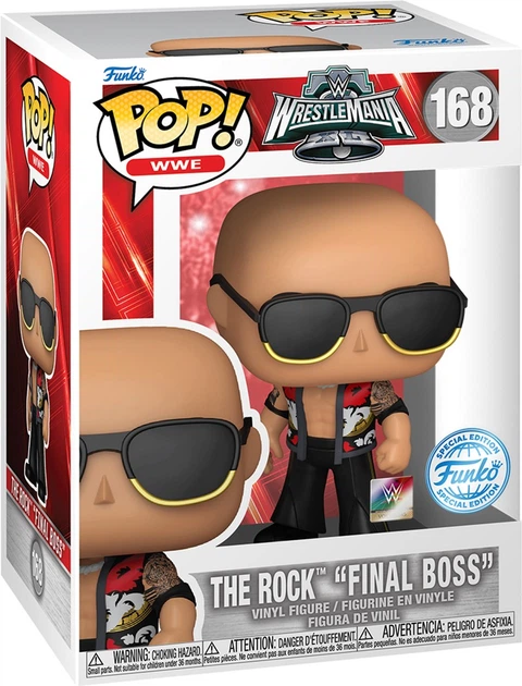 Figurka Funko POP WWE The Rock Final Boss Wrestlemania 40 85992 (889698859929) - obraz 2