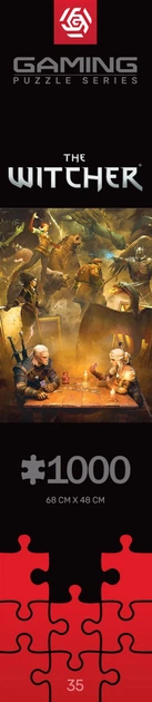 Пазл GOOD LOOT Witcher Playing Gwent 1000 эл. (5908305249634) - изображение 8