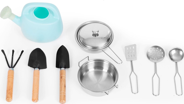 Дитяча кухня з глини Ecotoys з аксесуарами з ялиці TL814004 (5905817003853) - зображення 6