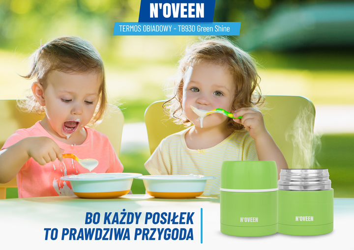 Термос обідній Noveen TB930 Зелений 470 мл (5902221622953) - зображення 13