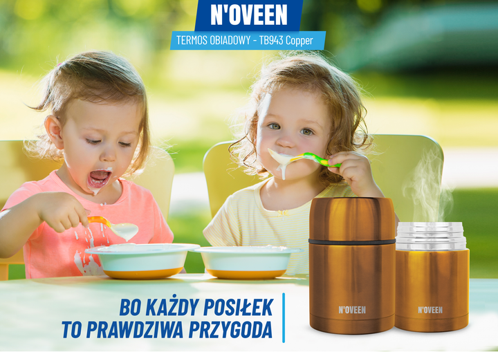 Termos obiadowy Noveen TB943 Miedziany 600 ml (TB943) - obraz 12