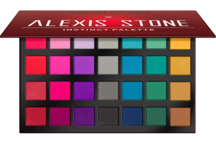 Paleta cieni do powiek Makeup Revolution The Instinct Alexis Stone 28 x 1.2 g (5057566155304) - obraz 1