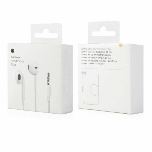 Навушники EarPods Headphone Plug MNHF2ZM / A (BOX, 1: 1 ORIGINAL) White - Фото 2 Навушники EarPods Headphone Plug MNHF2ZM / A (BOX, 1: 1 ORIGINAL) White - изображение 2