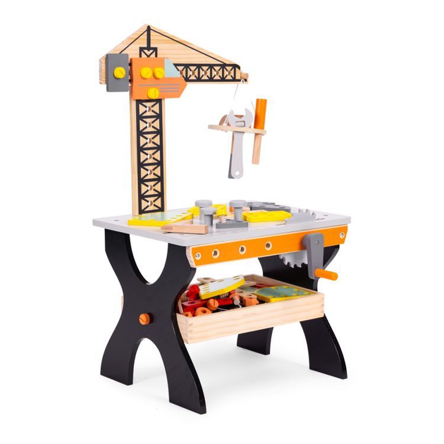 Zestaw do gry EcoToys Drewniany warsztat dla dzieci TL812003 (5905817003877) - obraz 5