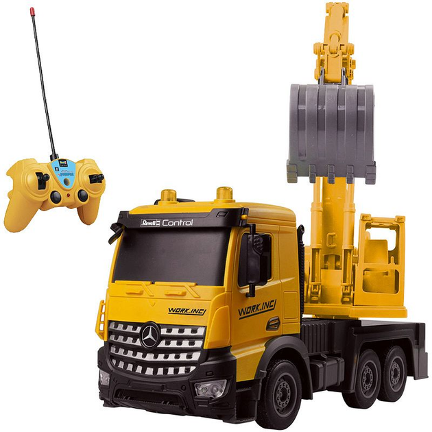 Samochód zdalnie sterowany Revell Control Mercedes-Benz Arocs My Little Digger 1:24 (4009803246796) - obraz 3
