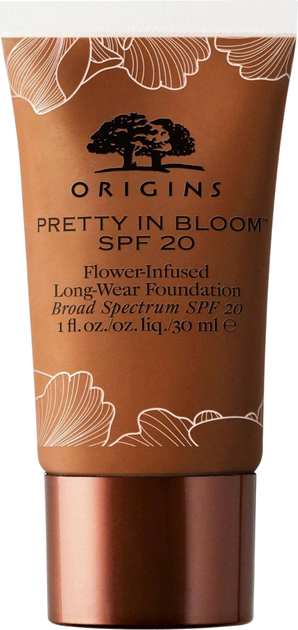 Podkład nawilżający Origins Pretty In Bloom Spf 20 710 Very Deep Cool 30 ml (717334245457) - obraz 1