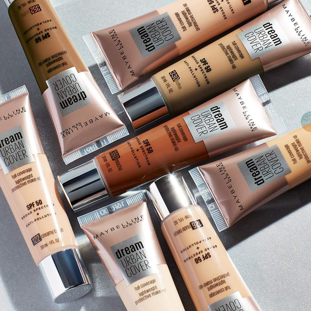 Тональний крем Maybelline New York Dream Urban Cover Spf 50 352 Truffle 30 мл (3600531554156) - зображення 5