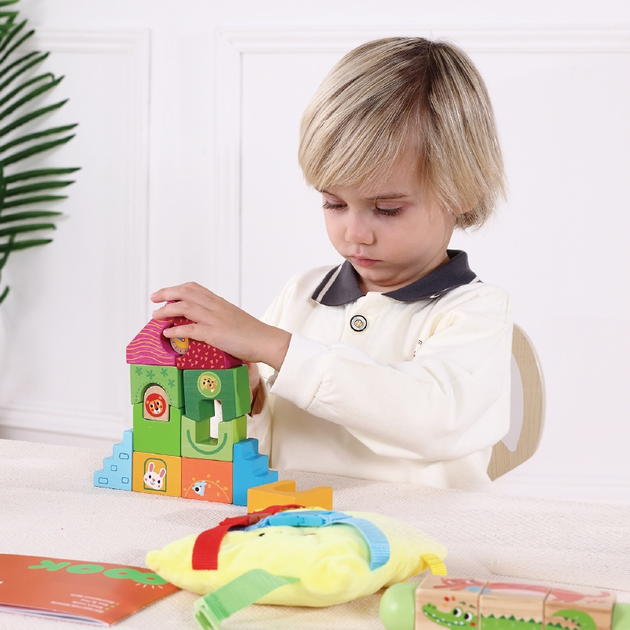 Розвиваюча коробочка Tooky Toy XXL Montessori Box 7 в 1 (6976831550097) - зображення 4