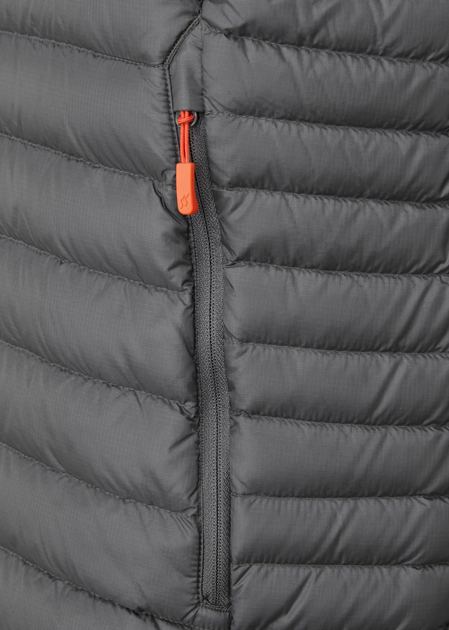 Пуховик чоловічій Rab Microlight Alpine Jacket, Graphene, M (RB QDB-12-GRH-MED) - Фото 7 Пуховик чоловічій Rab Microlight Alpine Jacket, Graphene, M (RB QDB-12-GRH-MED) - зображення 7