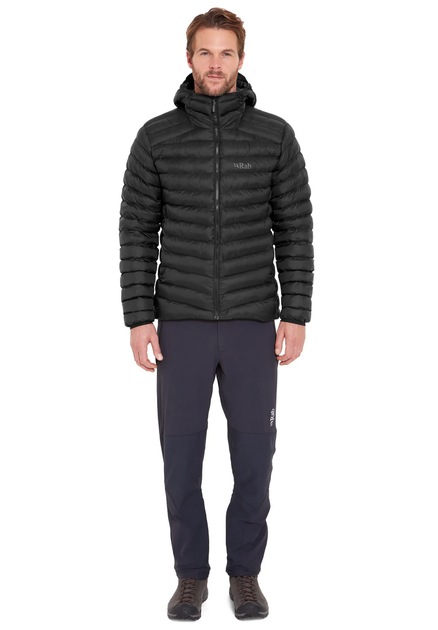 Пуховік чоловічій Rab Cirrus Alpine Jacket, Black, L (RB QIP-25-BLK-LRG) - Фото 5 Пуховік чоловічій Rab Cirrus Alpine Jacket, Black, L (RB QIP-25-BLK-LRG) - зображення 5