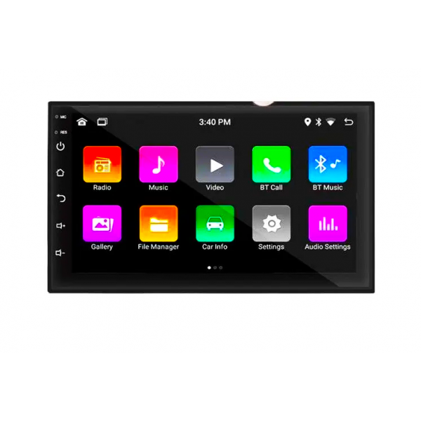 Автомагнітола 2din сенсорний 7"екран GPS+4Ядра+32Gb ROM+2Gb RAM+Adnroid коротка база 7709A - изображение 2
