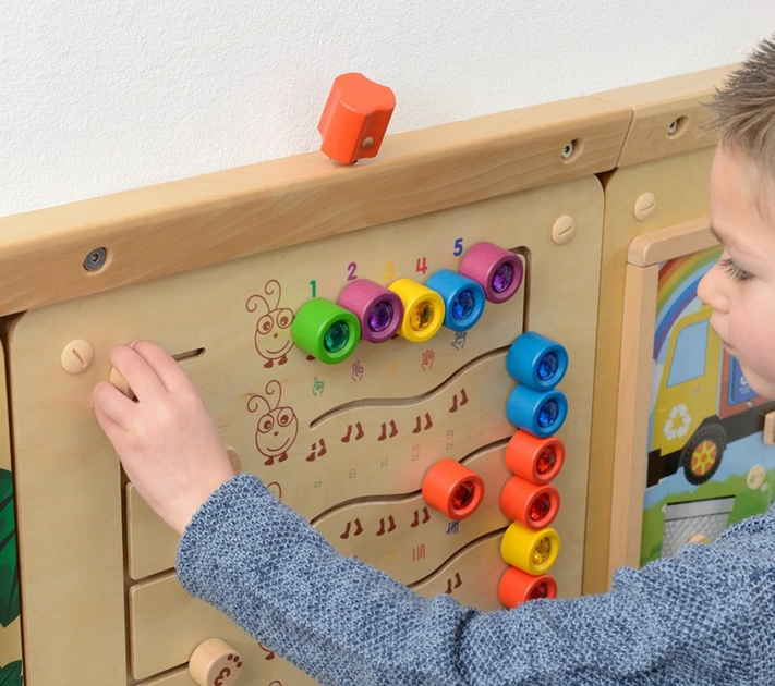 Бізіборд masterkidz Монтессорі Вивчаємо цифри та кількість (6955920023995) - зображення 3