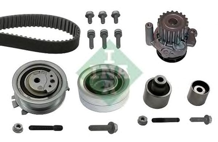 Комплект ременя ГРМ з помпою Ina VW Caddy 1.6TDI-2.0TDI 09-15/ VW Crafter 2.0TDI 11-16 (530 0550 32) - зображення 1