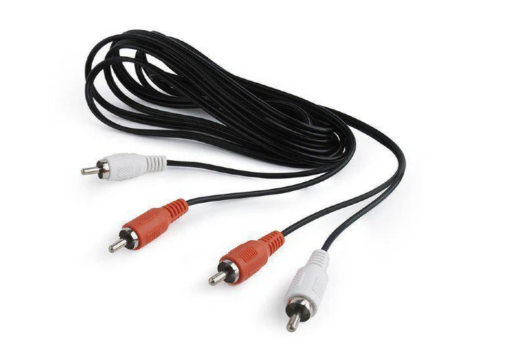 Кабель 2 RCA - 2 RCA Cablexpert CCA-2R2R-10, 3 м - Фото 1 Кабель 2 RCA - 2 RCA Cablexpert CCA-2R2R-10, 3 м - зображення 1