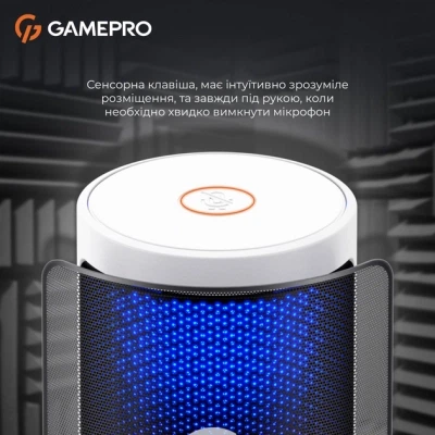 Мікрофон GamePro UGM105W White (UGM105W) - Фото 3 Мікрофон GamePro UGM105W White (UGM105W) - зображення 3