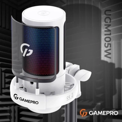 Мікрофон GamePro UGM105W White (UGM105W) - Фото 11 Мікрофон GamePro UGM105W White (UGM105W) - зображення 11