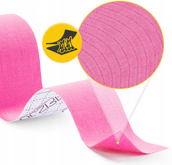 Кинезио тейп 4FIZJO 5x5 Pink (P-5907739316004) - изображение 9