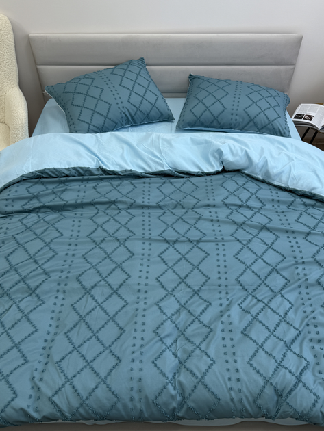 Photos - Bed Linen Ecotton Комплект постільної білизни  Двоспальний 180х215 см Green Полісатин  (24554000)
