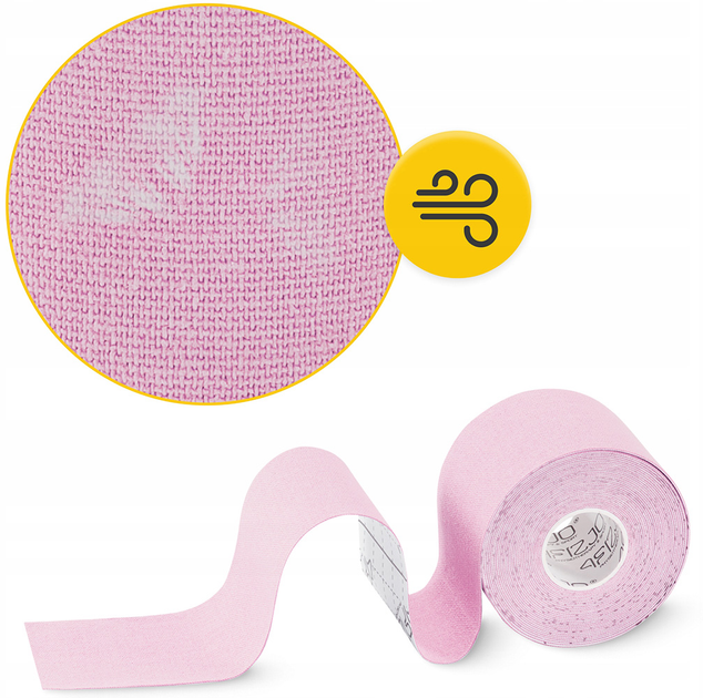Кинезио тейп 4FIZJO 5x5 Light Pink (P-5907739316028) - изображение 10