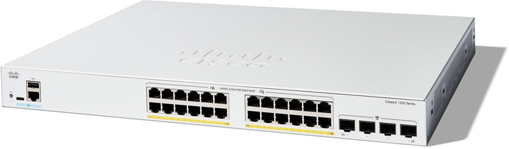 Комутатор Cisco Catalyst 1200 (C1200-24FP-4G) - зображення 2