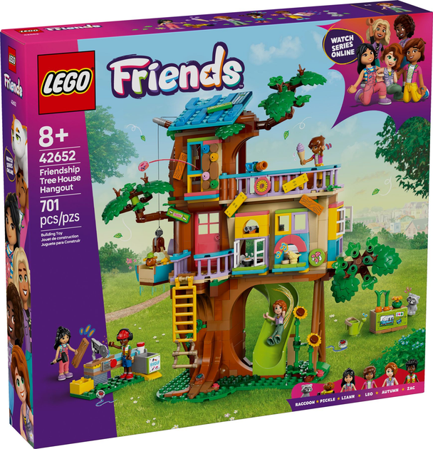 Конструктор LEGO Friends Зустріч у будиночку на дереві дружби 701 елемент (42652) - зображення 1