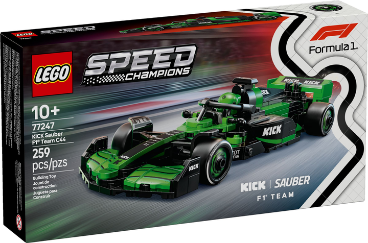 Конструктор LEGO Speed Champions Болід F1 KICK Sauber Team C44 259 елементів (77247) - зображення 1