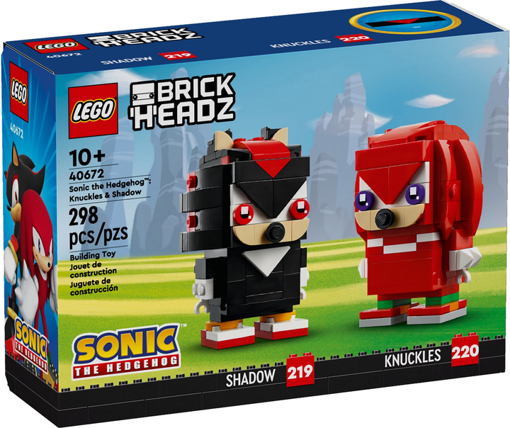 Zestaw klocków LEGO Sonic the Hedgehog: Knuckles i Shadow 298 elementów (40672) - obraz 1