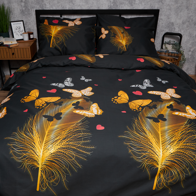 Підковдра Moon&Star Мікросатин Premium Golden Flutter Полуторна Євро 160 x 220 см (MS-870000861) від Rozetka на платформі USKIDKA Акція на Підковдра Moon&Star Мікросатин Premium Golden Flutter Полуторна Євро 160 x 220 см (MS-870000861) від Rozetka