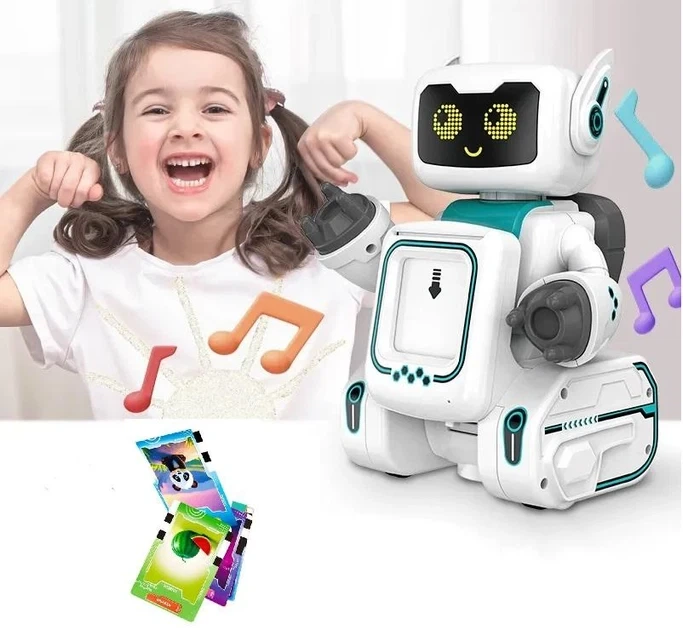 Детский интерактивный робот на радиоуправлении WToys, Движущейся и говорящий робот картридер для детей ALL - изображение 5