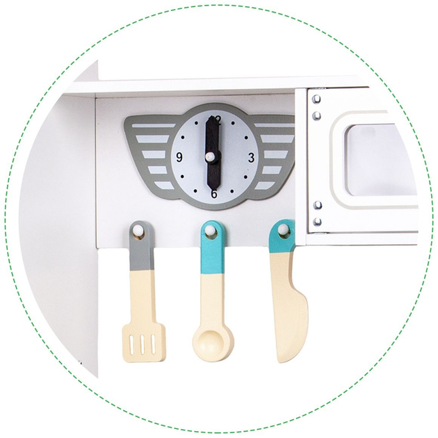Дерев'яна дитяча кухня Ecotoys з аксесуарами (TL18061) (5903089065586) - зображення 7