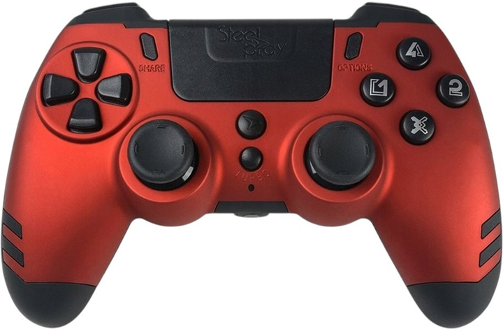 Геймпад бездротовий SteelPlay Slim Pack Wireless Controller Multi Ruby Red (3760352730174) - зображення 1