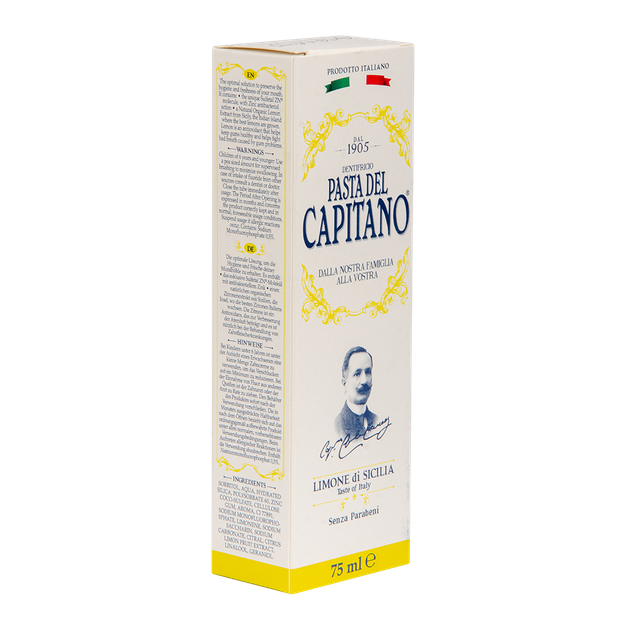Зубна паста Pasta Del Capitano Sicily Lemon 75 мл - зображення 2